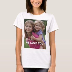Customized with 2 and text T-Shirt
