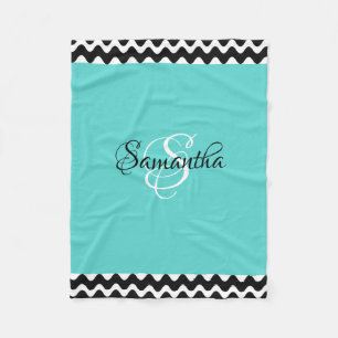 Customized with Your Name & Initial - Fleece Blanket