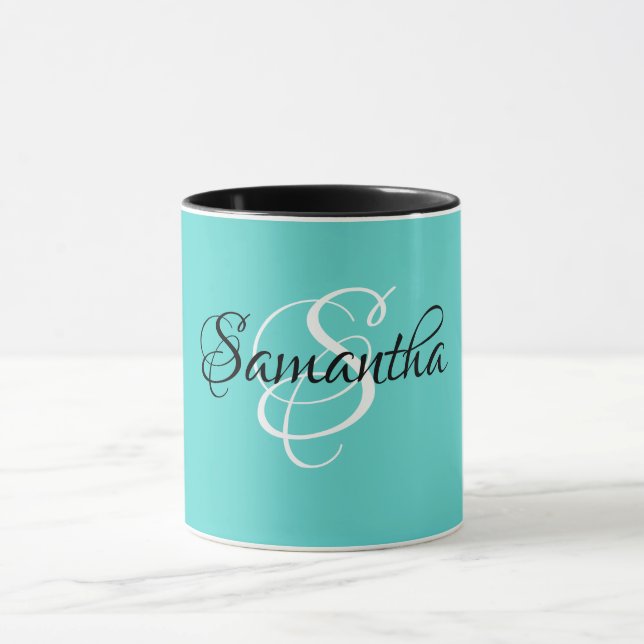 Customized with Your Name & Initial - Mug (Center)