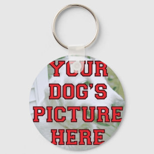 Customized Your Dog's Photo Keychain