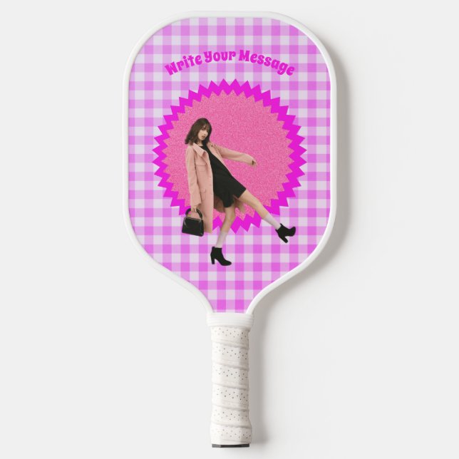 Customized Your Friend Photo  Pickleball Paddle (Front)