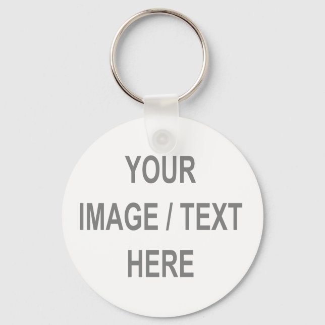 Customized Your Image-Text Here Keychain (Front)