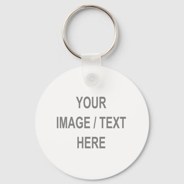 Customized Your Image-Text Here Keychain (Front)
