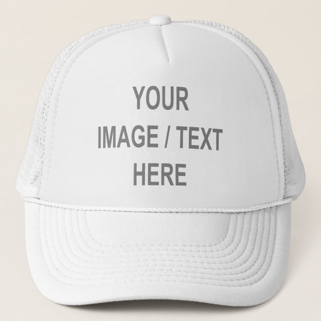 Customized Your Image-Text Here Trucker Hat (Front)