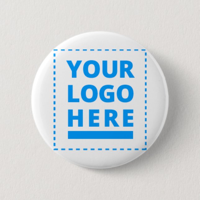 Customized Your Logo Here Button (Front)