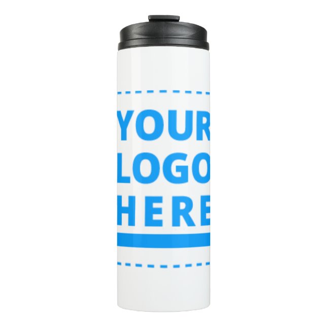 Customized Your Logo Here Thermal Tumbler (Front)