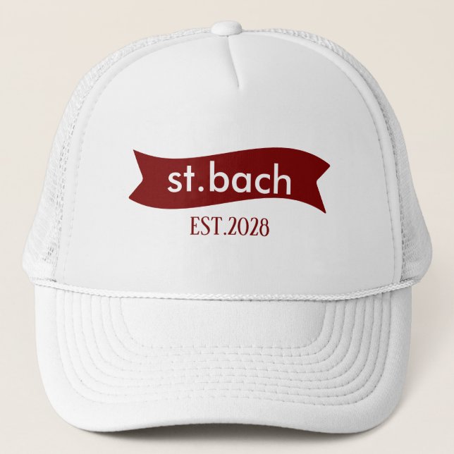 Customized Your Own logo And Text Stylish Modern  Trucker Hat (Front)