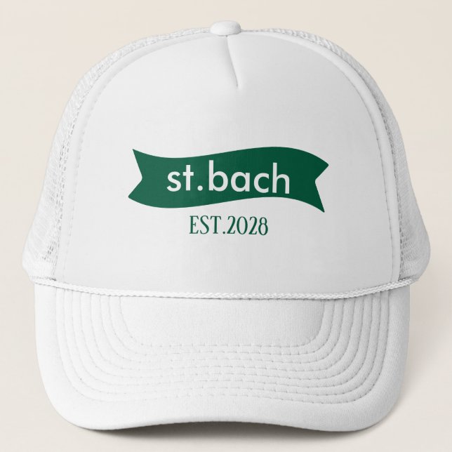 Customized Your Own logo And Text Stylish Modern  Trucker Hat (Front)
