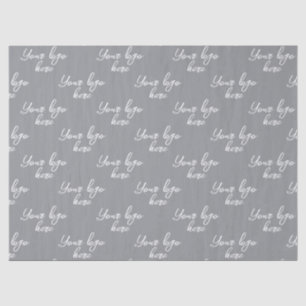 Customized Your Own Logo Stylish Modern Minimal   Tissue Paper