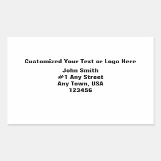 Customized Your Text or Logo Here Sticker