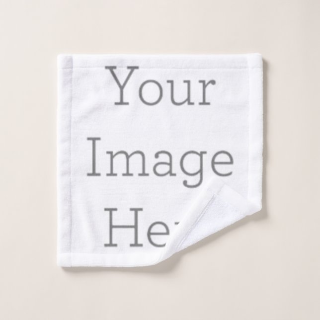 Customized Your Text or Logo Here Wash Cloth (Wash Cloth)
