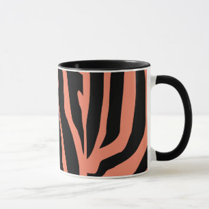 Customized Zebra Print Stripes Pattern Mug