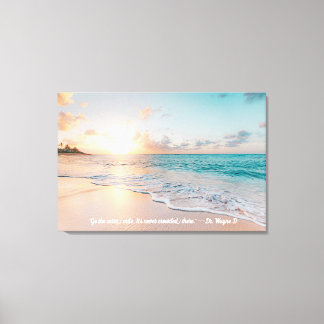 CustomizeDigital Painting - Sea Beach Sunset Canvas Print