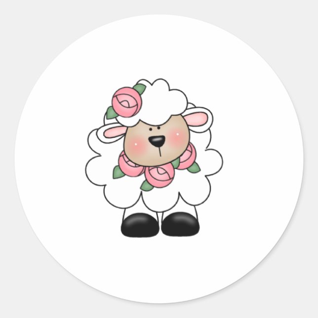 CUSTOMLAMBROSESE CLASSIC ROUND STICKER (Front)