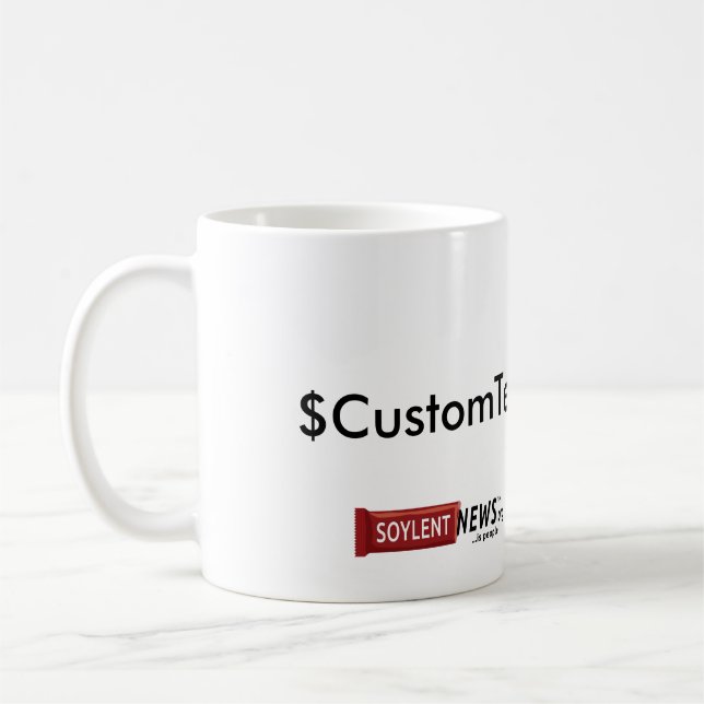 $CustomText Mug (Left)