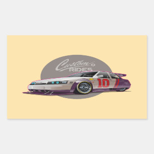 Custon fiction race car concept sticker