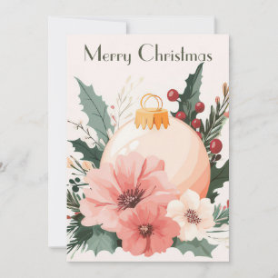 Cut and festive Holiday Greeting Card