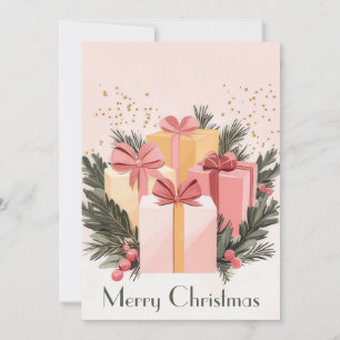 Cut and festive Holiday Greeting Card