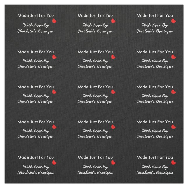 Cut And Sew Craft Business Sewing Labels Fabric (Swatch)