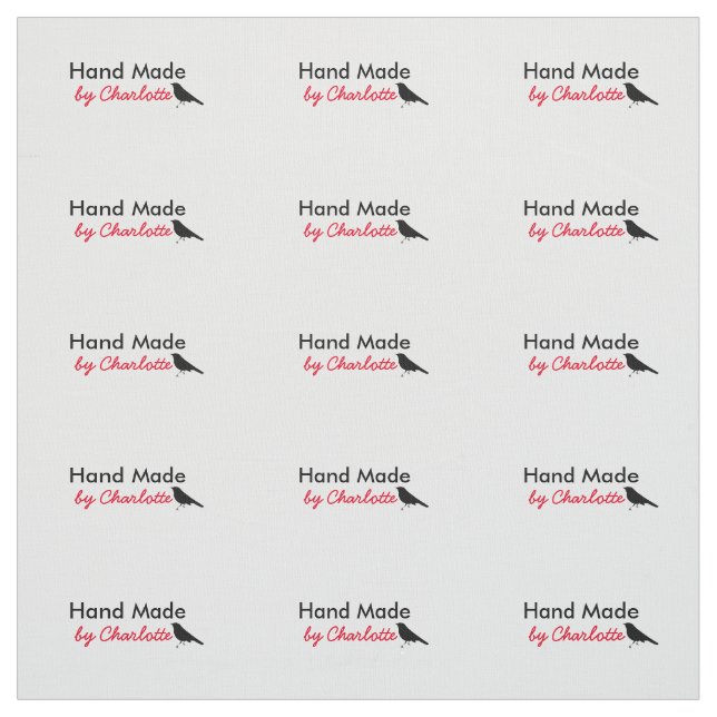 Cut And Sew Craft Personalized Sewing Labels Fabric (Swatch)