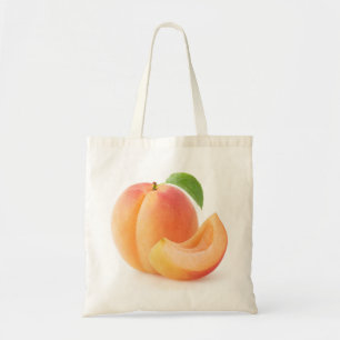 Cut apricots tote bag