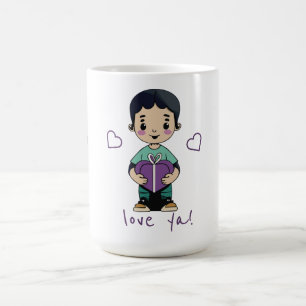 Cut Boy Kiss Coffee Mug
