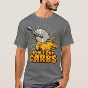 Cut Carbs Pizza Knife Diet Lose Weight Cheat Day T T-Shirt