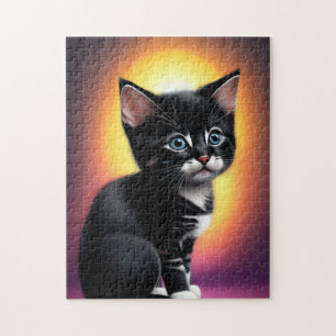 CUT CAT KITTEN ART JIGSAW PUZZLE