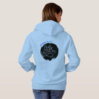 Cut Cat Lover Design Hoodie