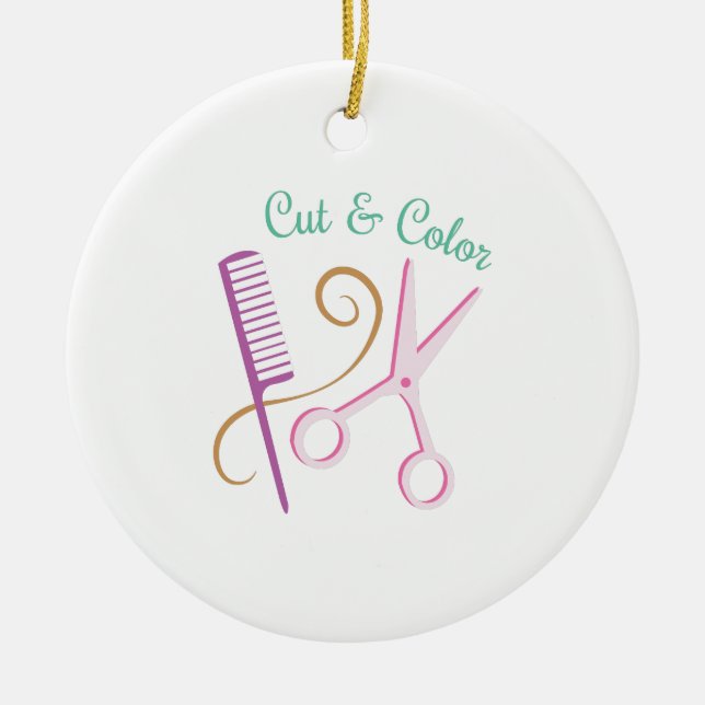 Cut & Colour Ceramic Ornament (Front)
