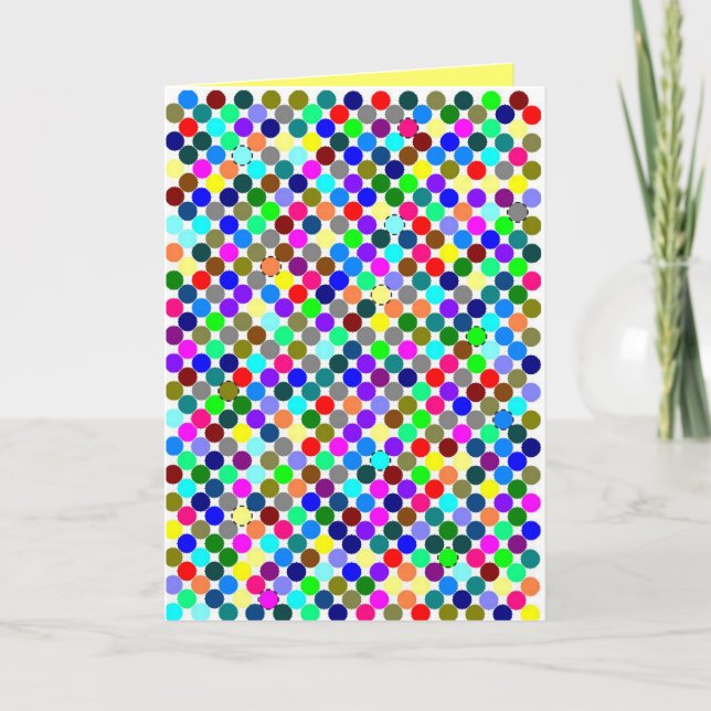 Cut confetti card (Front)