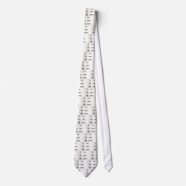 Cut Copy Pasta Tie (Front)