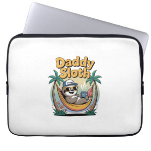 Cut Daddy Sloth Father Laptop Sleeve
