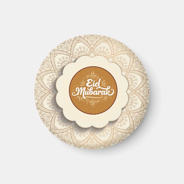 Cut Eid Mubarak Magnet (Front)
