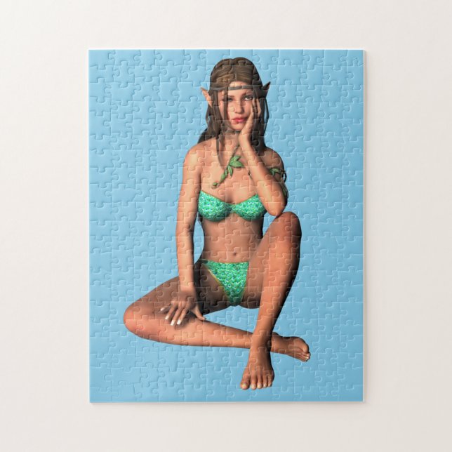 CUT ELF GIRL PUZZLE (Vertical)