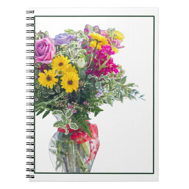 Cut Flower Bouquet Notebook (Front)