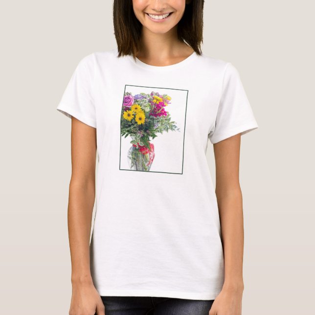 Cut Flower Bouquet T-Shirt (Front)