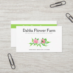 Cut Flower Farm Business Card