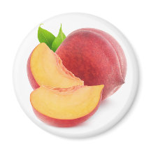 Cut fresh peaches