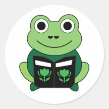 cut frog sticker