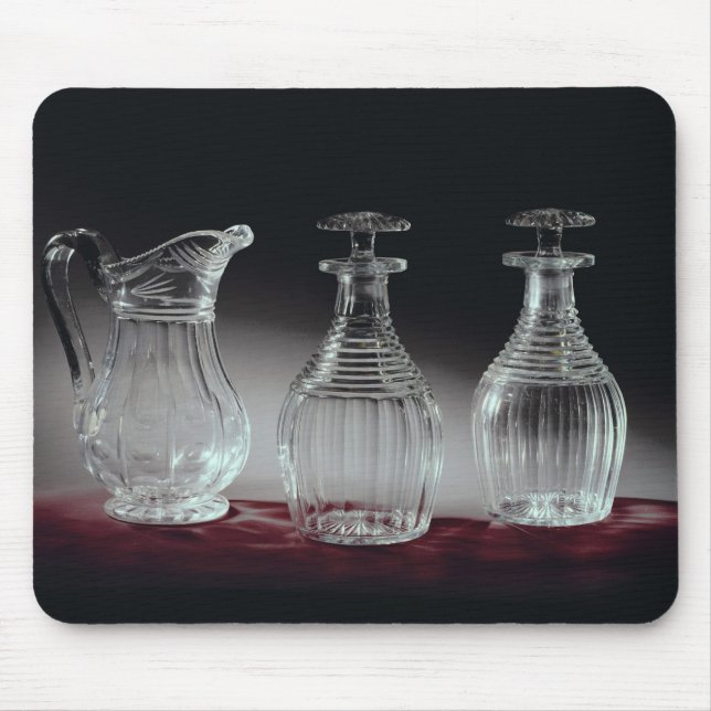 Cut glass decanters and jug, c.1840 mouse pad (Front)