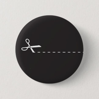 Cut Here 2 Inch Round Button
