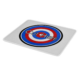 Cut Here Target Cutting Board