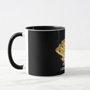 Cut It Out! I Can't Breathe Frog Mug