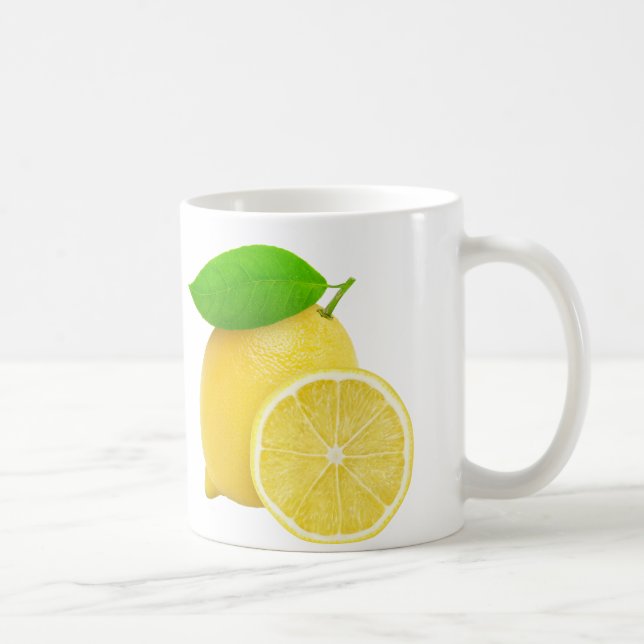 Cut lemon coffee mug (Right)