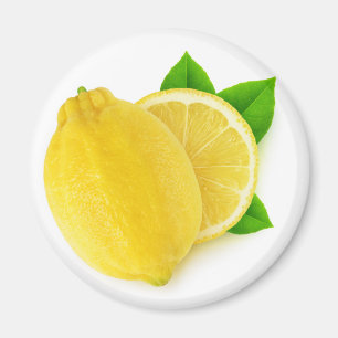 Cut lemon magnet