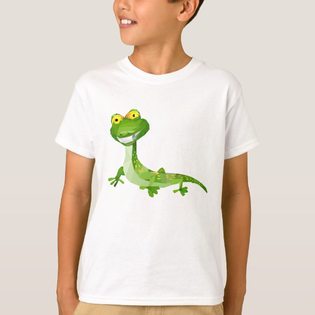 cut lizard smile T-Shirt (Front)