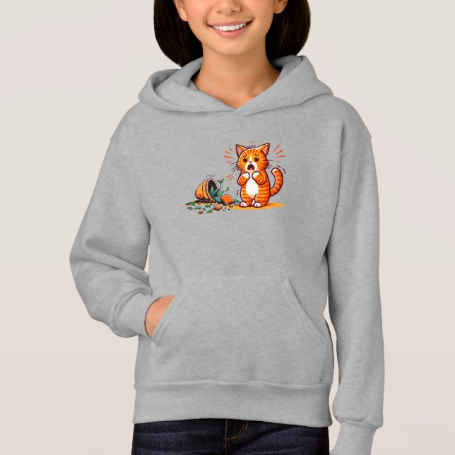 Cut Orange Cat - (Front)