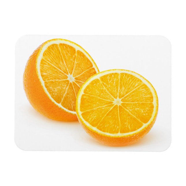 Cut orange magnet (Horizontal)