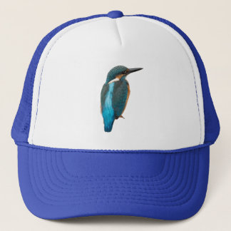 Cut out of a Kingfisher Trucker Hat